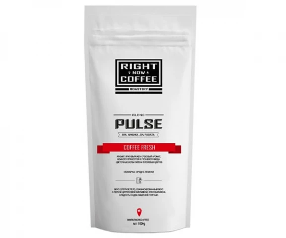 Фото Кофе Right Now Coffee Pulse в зернах 1 кг