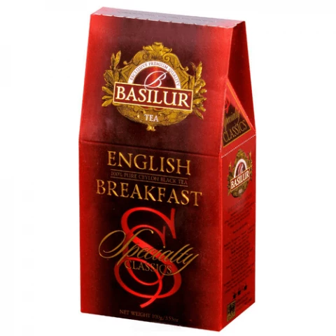 Фото Черный чай Basilur Английский завтрак картон 100 г