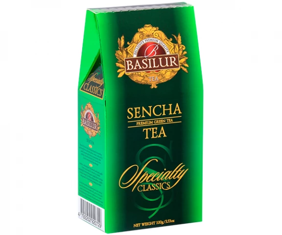 Фото Зеленый чай Сенча Basilur картон 100 г