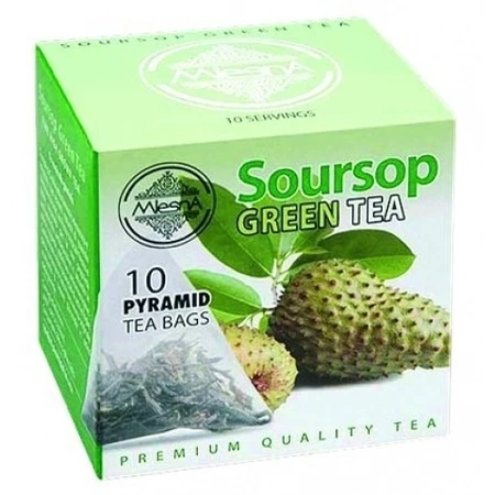 Фото Зеленый чай Саусеп в пакетиках Млесна картон 20г