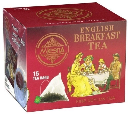 Фото Черный чай Английский завтрак в пакетиках Млесна картон 30 г