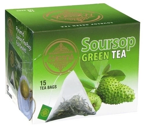 Фото Зеленый чай Саусеп в пакетиках Млесна картон 30 г