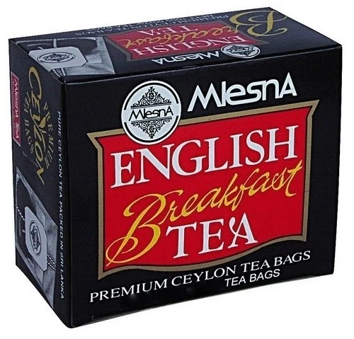Фото Черный чай Английский завтрак в пакетиках Млесна картон 50 г