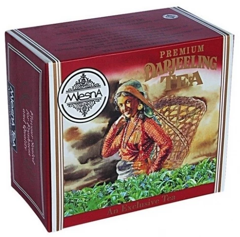 Фото Черный чай Дарджилинг в пакетиках Млесна картон 100 г