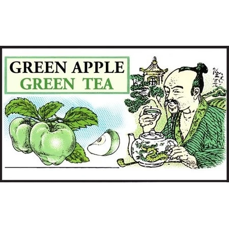 Фото Зеленый чай Зеленое яблоко Млесна пак. из фольги 100 г
