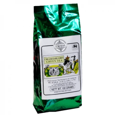 Фото Зеленый чай Эрл грей со сливками Млесна пак. из фольги 100 г