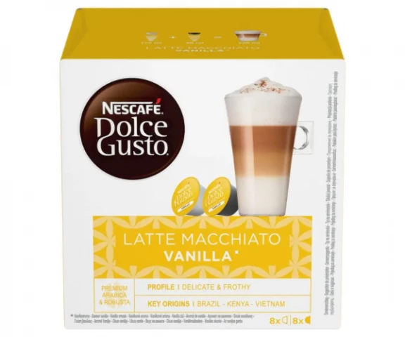 Фото Кофе в капсулах NESCAFE Dolce Gusto Latte Macchiato Vanilla - 16 шт