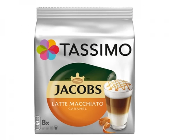 Фото Кофе в капсулах Tassimo Jacobs Latte Macchiato Caramel 8 шт