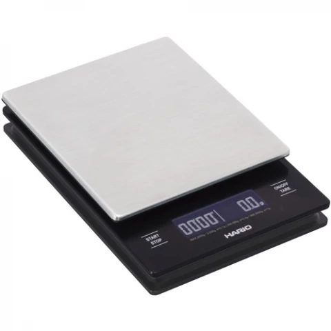 Фото Весы Hario V60 Metal Drip Scale с LED-дисплеем (VSTM-2000HSV)