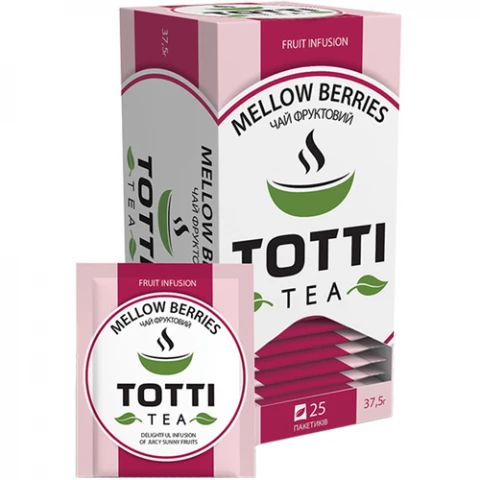 Фото Фруктовый чай TOTTI Tea Сочные Ягоды в пакетиках 25 шт