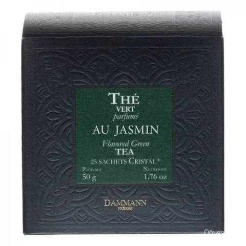 Фото Зеленый чай Dammann Freres Жасмин в пакетиках 25 шт