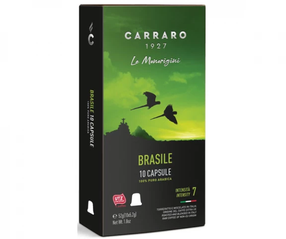 Фото Кофе в капсулах Carraro Single Origin Brasile Nespresso 10 шт