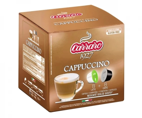 Фото Кофе в капсулах Carraro Cappuccino Dolce Gusto 16 шт