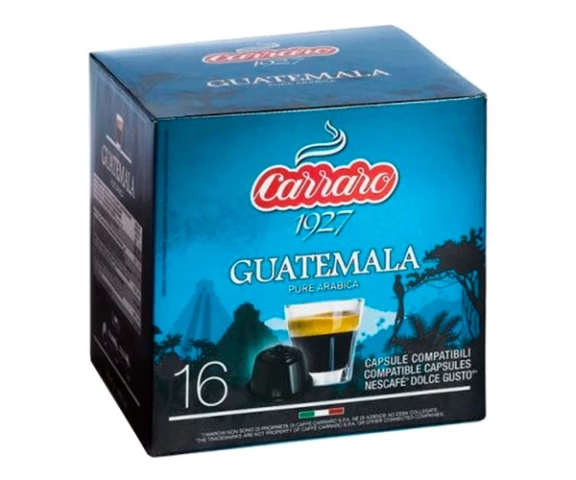 Фото Кофе в капсулах Carraro Single Origin Guatemala Dolce Gusto 16 шт
