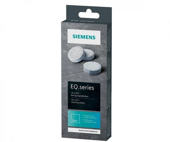 Фото Таблетки для очистки кофемашины от масел и жиров Siemens TZ80001N 10 шт