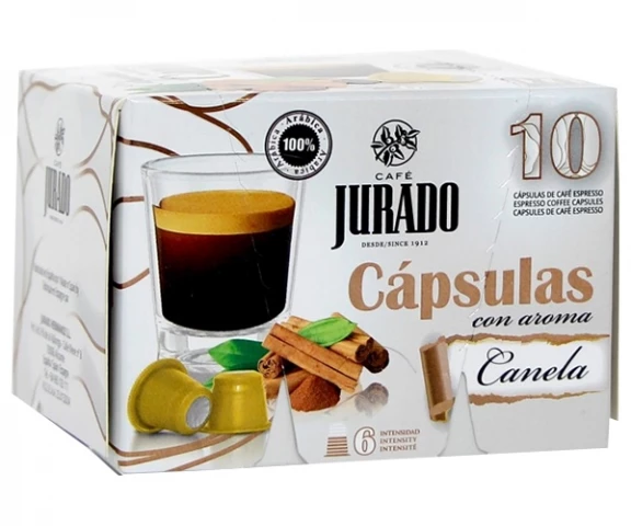 Фото Кофе в капсулах Jurado Nespresso Canela Корица 10 шт