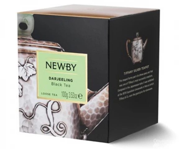 Фото Черный чай Newby Дарджилинг 100 г картон (220020)