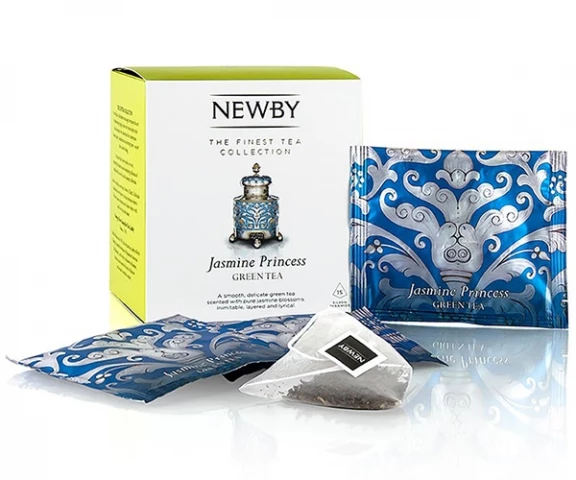 Фото Зеленый чай Newby Жасминовая принцесса в пирамидках 15 шт (600300A)