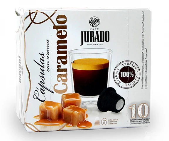 Фото Кофе в капсулах Jurado Nespresso Caramello Карамель 10 шт