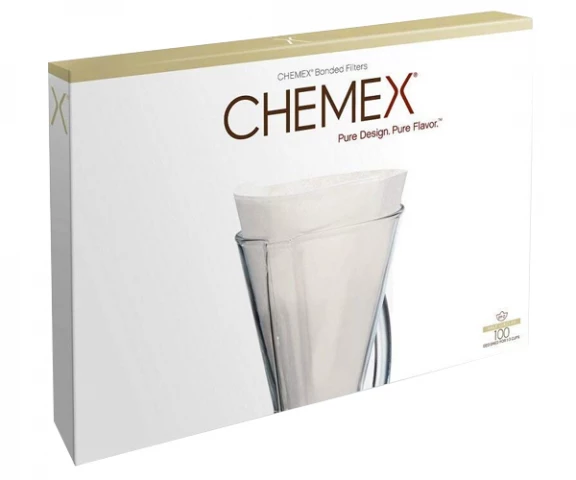 Фото Фильтры Chemex для 3-х чашек белые 100 шт (FP-2)