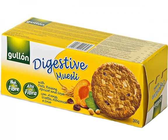 Фото Печенье GULLON Digestive Muesli 365 г