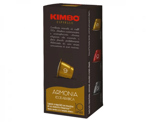 Фото Кофе в капсулах Kimbo Nespresso Armonia 10 шт