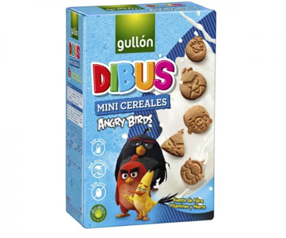 Фото Печенье GULLON DIBUS Angry Birds mini cereales 250 г