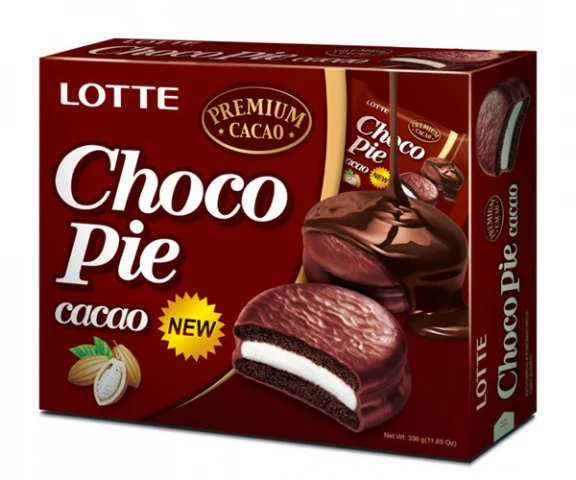 Фото Печенье LOTTE Choco Pie Cacao 336 г