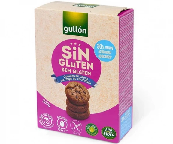Фото Печенье GULLON без глютена Cookies de Cacao sin Gluten 200 г
