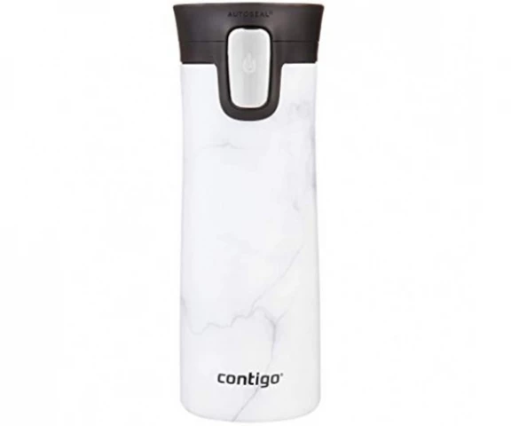 Фото Термокружка Contigo Pinnacle Couture White Marble (2081928) 414 мл