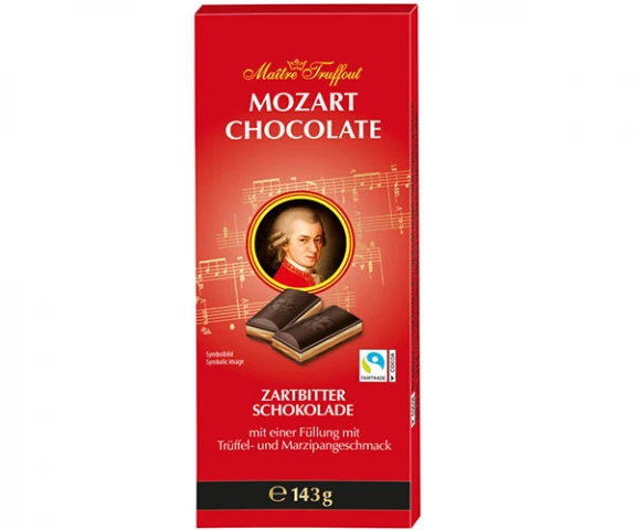 Фото Черный шоколад Maitre Truffout Mozart Kugeln 143 г