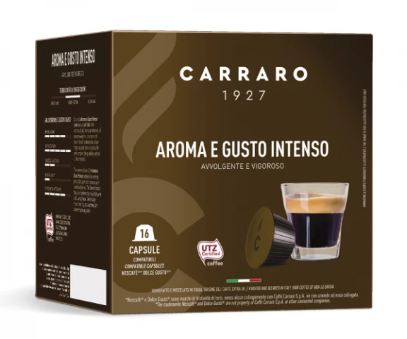 Фото Кофе в капсулах Carraro Dolce Gusto Aroma e Gusto Intenso 16 шт