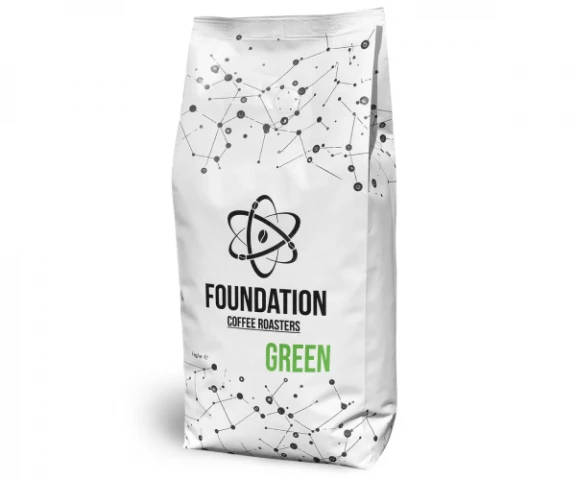 Фото Кофе Foundation Coffee Roasters Green в зернах 1 кг