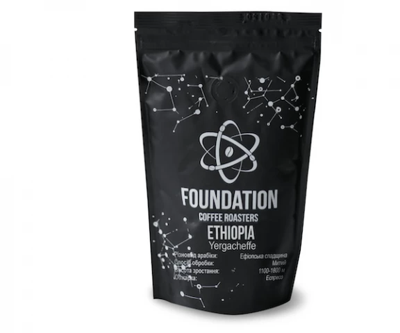 Фото Кофе Foundation Coffee Roasters Ethiopia Yergacheffe GR2 в зернах 250 г