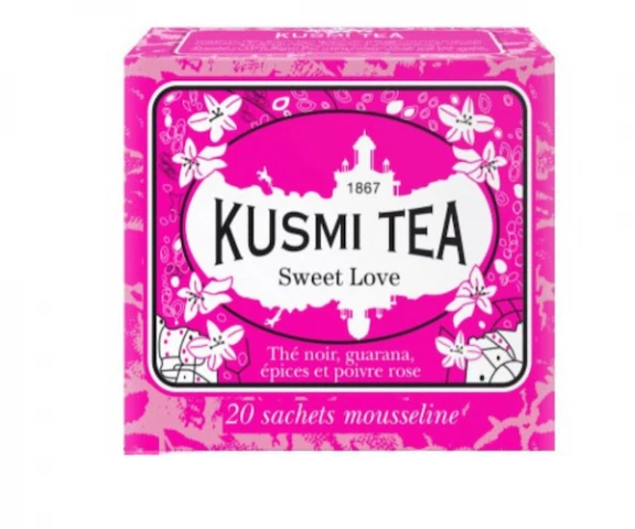 Фото Черный чай Kusmi Tea Sweet Love в пакетиках 20 шт