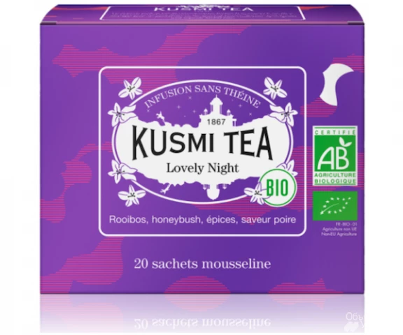 Фото Травяной чай органический Kusmi Tea Lovely Night Fever в пакетиках 20 шт