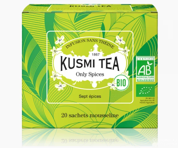 Фото Травяной чай органический Kusmi Tea Only Spices в пакетиках 20 шт