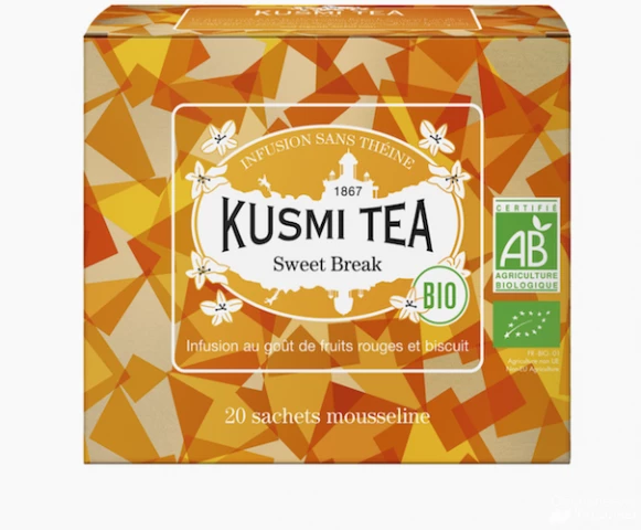 Фото Травяной чай органический Kusmi Tea Sweet Break в пакетиках 20 шт