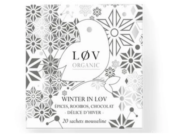 Фото Черный чай органический LoV Organic Winter in Lov в пакетиках 20 шт