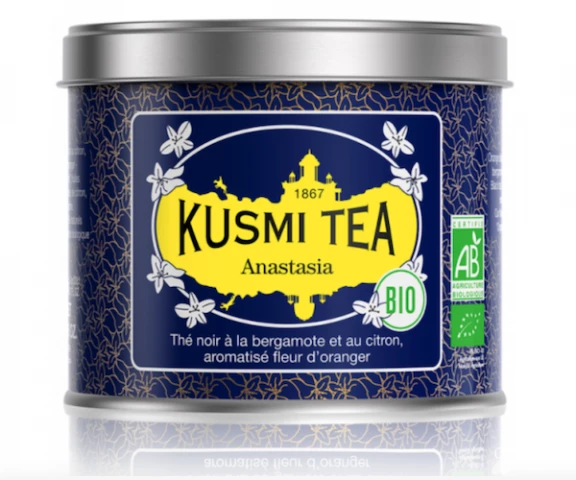 Фото Черный чай органический Kusmi Tea Anastasia ж/б 100 г