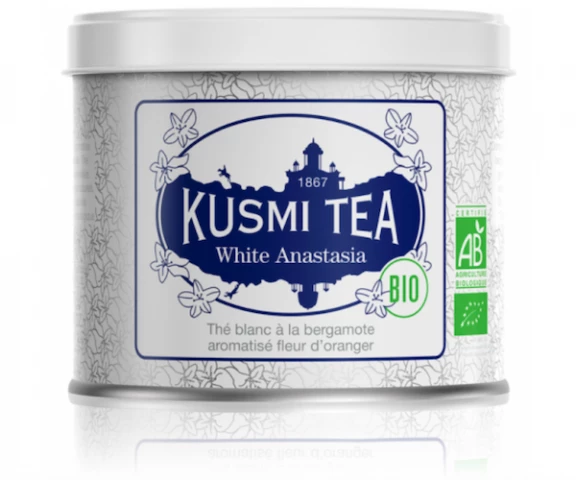 Фото Белый органический чай Kusmi Tea Anastasia ж/б 90 г