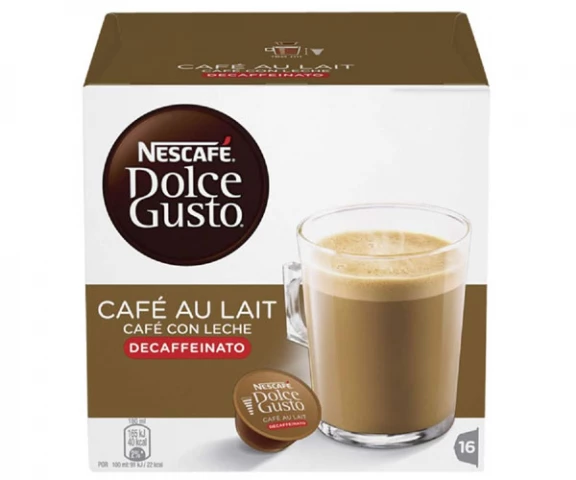 Фото Кофе в капсулах NESCAFE Dolce Gusto Cafe Au Lait Decaffeinato - 16 шт