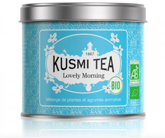 Фото Зеленый чай органический Kusmi Tea Lovely Morning ж/б 100 г