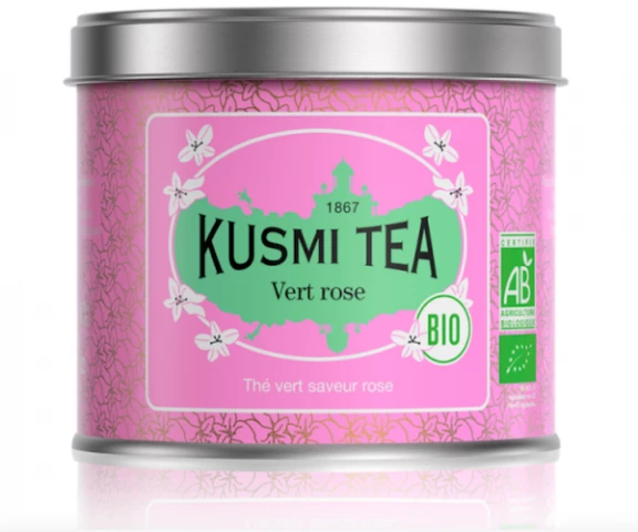 Фото Зеленый чай органический Kusmi Tea Green Rose ж/б 100 г