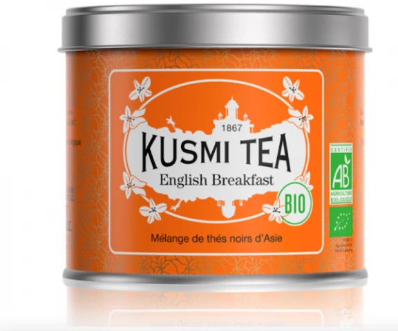 Фото Черный чай органический Kusmi Tea English Breakfast ж/б 100 г