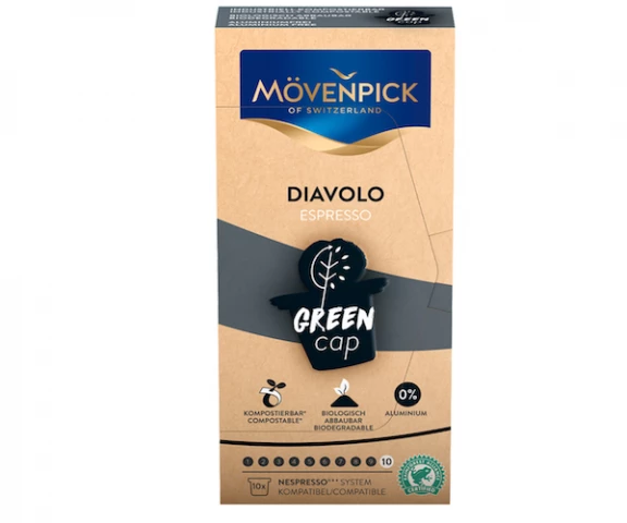 Фото Кофе в капсулах Movenpick Nespresso Green Cap Diavolo 10 шт