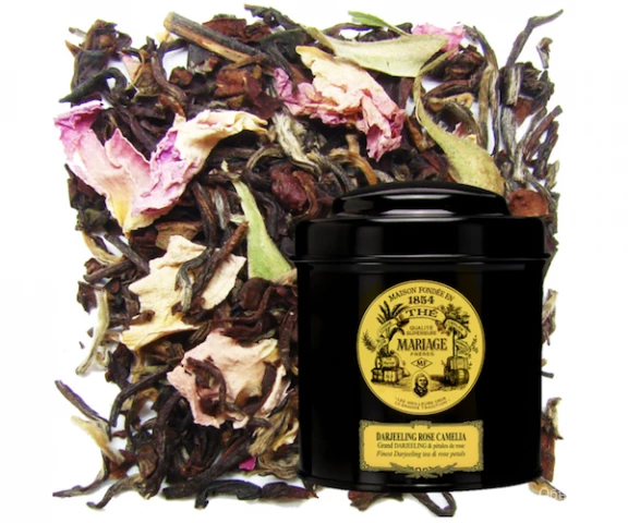 Фото Черный чай Mariage Freres Darjeeling Rose Camelia ж/б 100 г