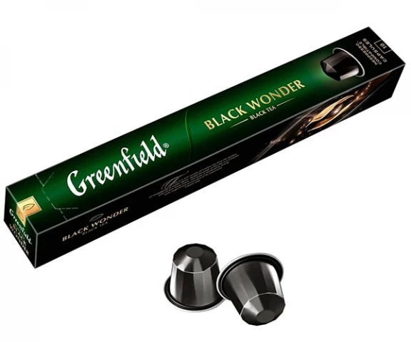 Фото Чай в капсулах Nespresso Greenfield Black Wonder 10 шт