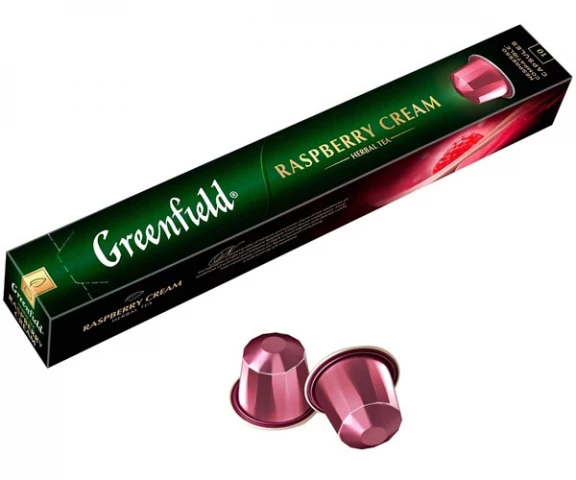 Фото Чай в капсулах Nespresso Greenfield Raspberry Cream 10 шт