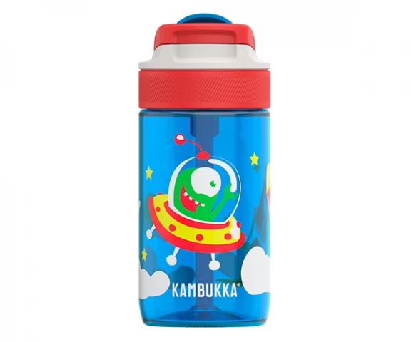 Фото Бутылка детская Kambukka Lagoon Happy Alien 400 мл синяя